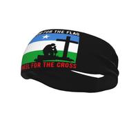 I Stand for The Puntland Flag and I Kneel for The Cross Headbands Men Women Non Slip Wicking Sports Sweatband for Gym Basketball Yoga Hairbands