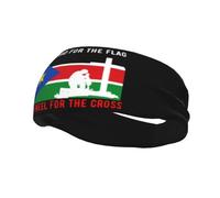 I Stand for The South Sudan Flag and I Kneel for The Cross Headbands Men Women Non Slip Wicking Sports Sweatband for Gym Basketball Yoga Hairbands