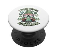 I Stand Strong Against Achalasia Green Gnome PopSockets Adhesive PopGrip