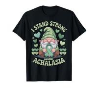 I Stand Strong Against Achalasia Green Gnome T-Shirt