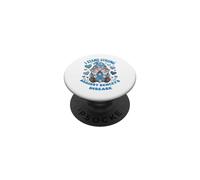 I Stand Strong Against Behcets Disease Ribbon Blue Awareness PopSockets Adhesive PopGrip