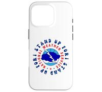 I Stand Up For National Weather Service (NWS) Supporter Case for iPhone 16 Pro