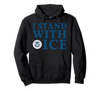 I Stand With ICE Enforcement Pullover Hoodie