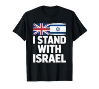 I Stand with Israel UK Support Flag T-Shirt