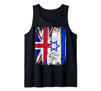 I Stand With Israel United Kingdom Israel Flag Tank Top