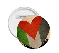 I Stand With Palestine Free Palestine Flag (2) Pin Support Palestine Pin We Stand With Palestine Badges Button Pins Round 12 Pcs Small