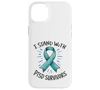 I Stand With PTSD Survivors Ribbon Awareness Mental Health Case for iPhone 14 Plus