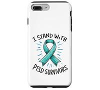 I Stand With PTSD Survivors Ribbon Awareness Mental Health Case for iPhone 7 Plus/8 Plus