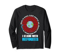 I Stand With Refugees Infographic T-Shirt Long Sleeve T-Shirt