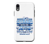 I Stand With The Jews Jewish Ally Israel Support Design Case for iPhone XR