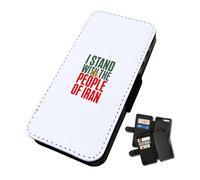 I Stand With The People of Iran Mobile Phone Case | Clip Protective Case or Flip Wallet Cover | Printed Phone Accessory