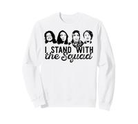 I STAND WITH THE SQUAD Tlaib AOC Ilhan Omar Pressley Meme Sweatshirt