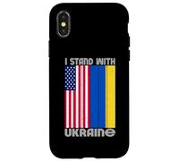 I stand with Ukraine I stand for Ukraine never surrender USA Case for iPhone X/XS