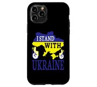 I Stand With Ukraine - Love Stop War - Ukraine Map Case for iPhone 11 Pro