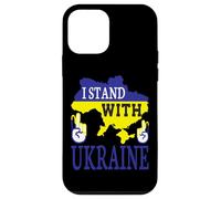 I Stand With Ukraine - Love Stop War - Ukraine Map Case for iPhone 12 mini