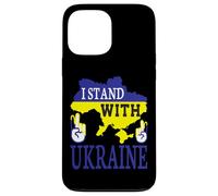 I Stand With Ukraine - Love Stop War - Ukraine Map Case for iPhone 13 Pro Max