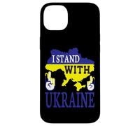 I Stand With Ukraine - Love Stop War - Ukraine Map Case for iPhone 14 Plus