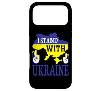 I Stand With Ukraine - Love Stop War - Ukraine Map Case for iPhone 17 Pro Max