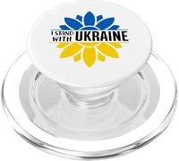 I Stand With Ukraine PopSockets PopGrip for MagSafe