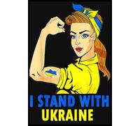 I Stand With Ukraine Strong Women Girls Notebook: blank pages - Journal to write in - 110 pages - 6"x9"