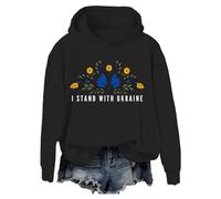 I Stand With Ukraine Sweatshirt I Stand With Ukraine Hoodie Stand with Ukraine Shirt Black