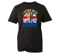 I Stand with Ukraine T-Shirt, UK Ukraine Solidarity Shirt, Save Ukraine Stop The War