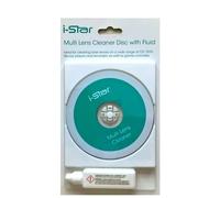 i-STAR WET & DRY CD DVD GAMES CONSOLES BLU-RAY LASER LENS CLEANER DISC 15MM FLUID