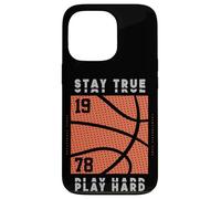 I stay true and work hard so my basketball team can win game Case for iPhone 13 Pro