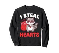 I Steal Hearts Raccoon Sweatshirt
