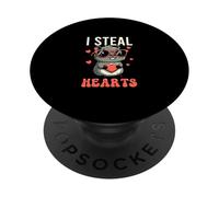 I Steal Hearts Saying Valentines PopSockets Adhesive PopGrip