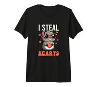 I Steal Hearts Saying Valentines Premium T-Shirt