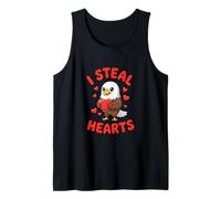 I Steal Hearts Valentine's Day Eagle Love Tank Top