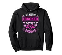 I Stepped Back Slowly - Bold Romantic Refusal Design Pullover Hoodie