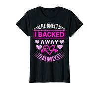 I Stepped Back Slowly - Bold Romantic Refusal Design T-Shirt