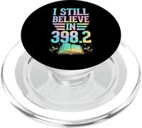 I Still Believe In 398.2 Fairy Tales Library Humor PopSockets PopGrip for MagSafe