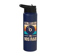 I Still Listen to 90's R&b Stainless Steel Insulated Water Bottle