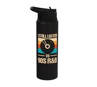 I Still Listen to 90's R&b Stainless Steel Insulated Water Bottle