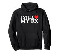 I Still Love Heart My Ex Funny Gen Z Dating Meme Raunchy Y2K Pullover Hoodie