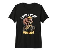 I Still Play Outside Forest Vibes Graphic Premium T-Shirt