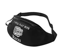 I Still Play with Blocks Casual Fanny Pack Men's and Women's Leisure Sports Waist Bag Sports Day Exercise Gift