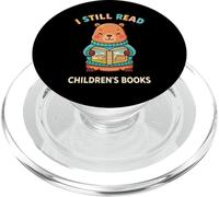 I Still Read Children's Books Cute Bear Reading PopSockets PopGrip for MagSafe