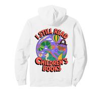 I Still Read Children's Books Retro Storybook Dragon Pirate Pullover Hoodie