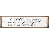 I Still Remember The Days I Prayed- Vintage Metal Tin Sign Aluminum Sign For Cafe Bar Garden Home Bathroom Art Decoration 16x6 inch