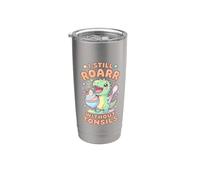 I Still Roarr Without Tonsils Dinosaur Tonsillectomy Recover Stainless Steel Insulated Tumbler