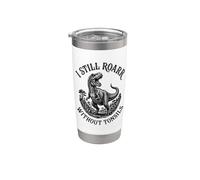 I Still Roarr Without Tonsils Dinosaur Tonsillectomy Recover Stainless Steel Insulated Tumbler