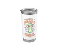 I Still Roarr Without Tonsils Dinosaur Tonsillectomy Recover Stainless Steel Insulated Tumbler