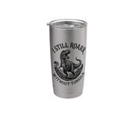 I Still Roarr Without Tonsils Dinosaur Tonsillectomy Recover Stainless Steel Insulated Tumbler