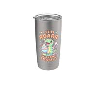 I Still Roarr Without Tonsils Dinosaur Tonsillectomy Recover Stainless Steel Insulated Tumbler