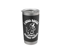 I Still Roarr Without Tonsils Dinosaur Tonsillectomy Recover Stainless Steel Insulated Tumbler