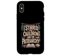 I Stirred The Cauldron And The Patriarchy Witch Case for iPhone X/XS